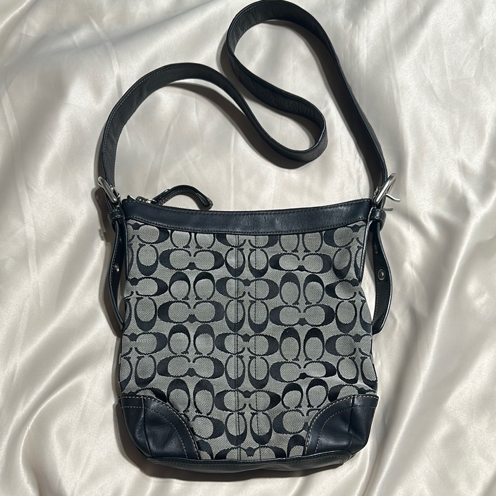 Coach Black and Gray Women's Bag